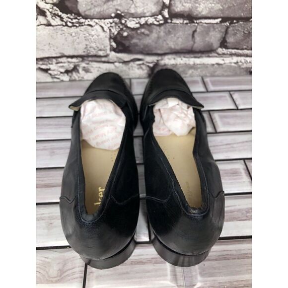 Barker Flex Fine English Shoes Navy Blue Leather Loafers Women Sz 7AA US/37.5EU - Picture 9 of 16